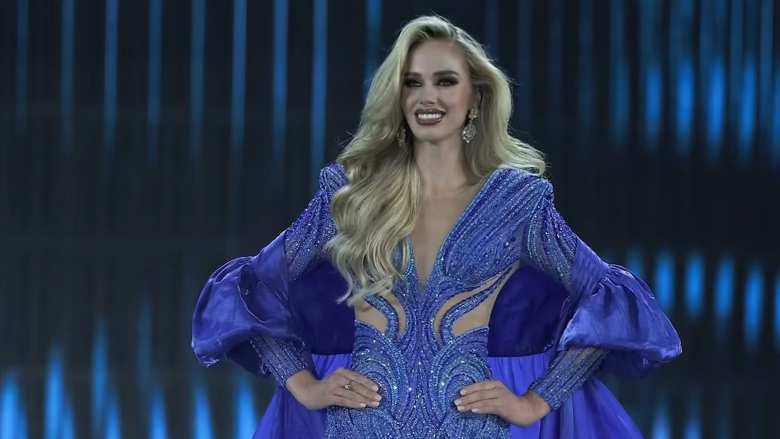 Alivia Croal Grand Girl Clothing Founder Competing at Miss Grand International in Evening Gown Competition